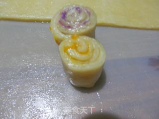 【kaifeng】puff Pastry-two-color Chrysanthemum Pastry recipe