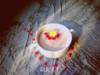 Delicacy: Rose Red Bean Milkshake recipe