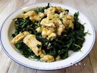 Scrambled Eggs with Wolfberry Leaves recipe