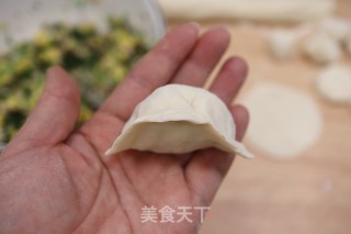 Egg, Shiitake, Rape Dumplings recipe