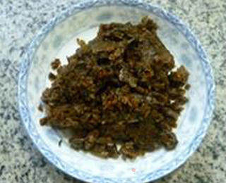 Sprouts and Minced Pork Fried with Beans recipe