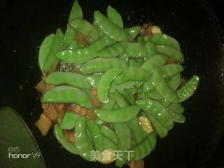 Stir-fried Lentils with Pork Belly recipe