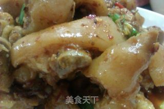 Braised Pork Knuckle Small White Version recipe