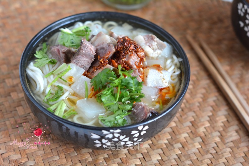 [beijing] Lamb and Radish Noodle Soup recipe