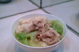 Mushroom Dumpling Lamb Instant Noodles recipe