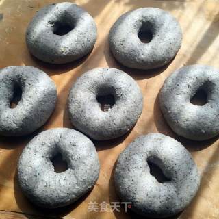 #aca烤培明星大赛#black Sesame Whole Wheat Bagels recipe