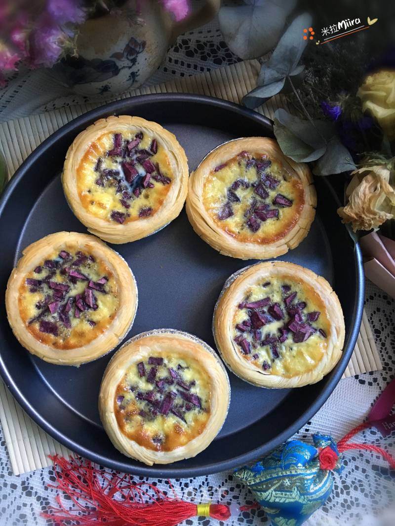 Purple Sweet Potato Tart recipe