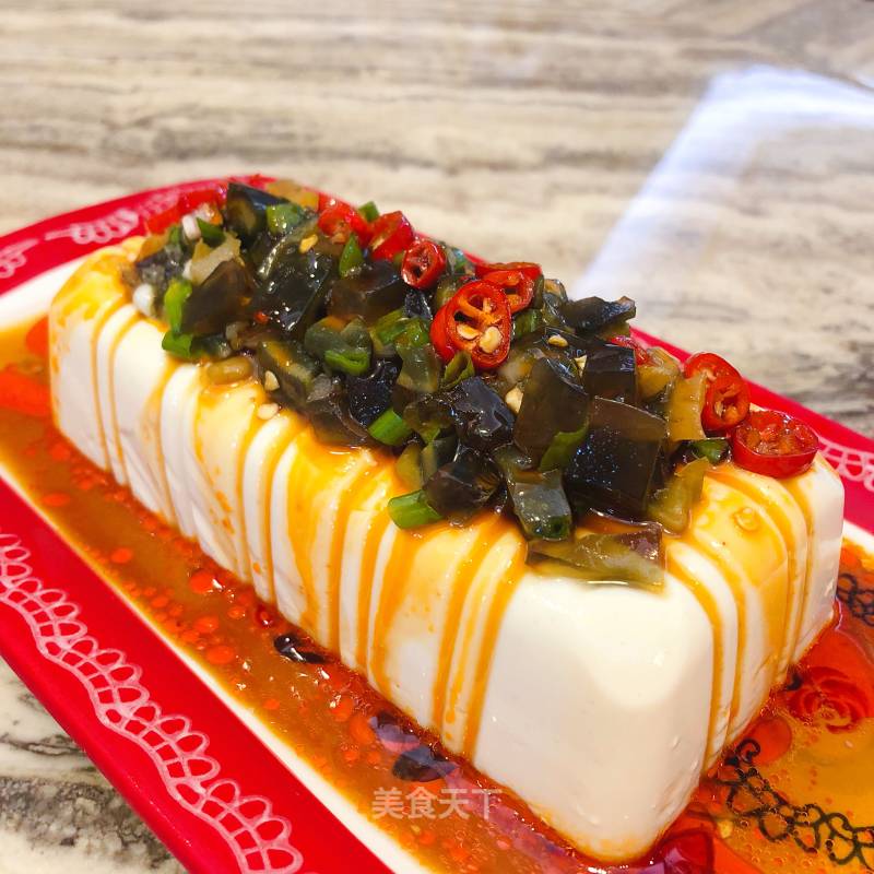 Chilled Preserved Egg Tofu recipe