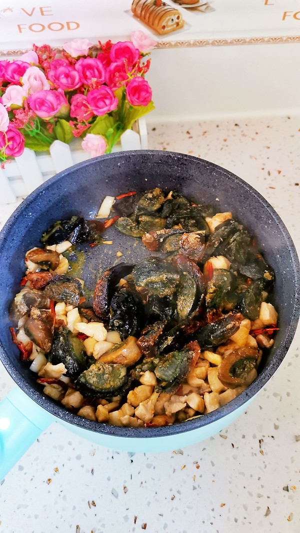 Kung Pao Preserved Eggs (no Peanuts Version) recipe