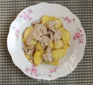 Stir-fried Pork Tenderloin with Apple recipe