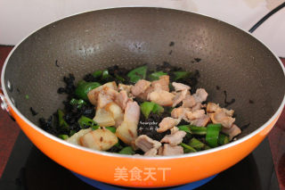 Stir-fried Pork Belly with Dried Plums recipe