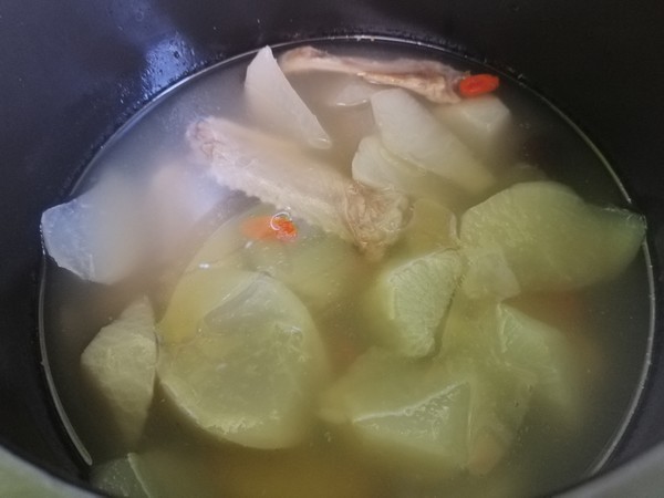 Radish Duck Wing Soup recipe