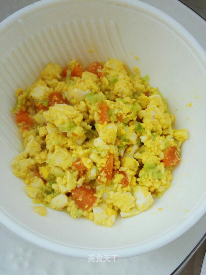 July Baby Food Supplement Vegetable Tofu Yolk Puree recipe