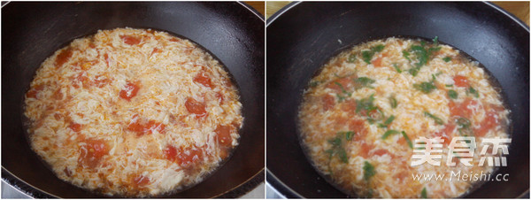 Tomato Egg Drop Soup recipe