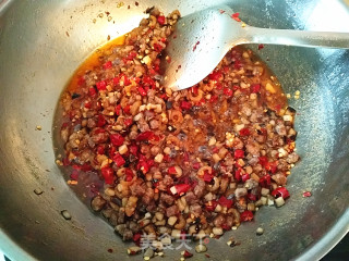 [shiitake Mushroom Sea Rice Meat Sauce] recipe