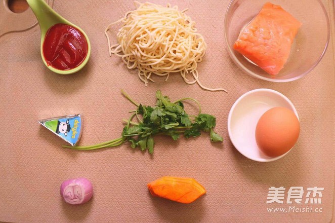 Salmon Noodle Baby Healthy Recipe recipe