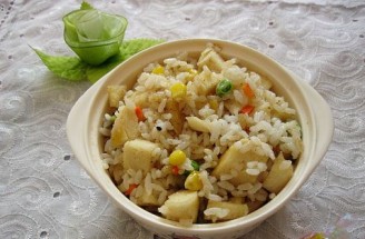 Steamed Bun Fried Rice recipe