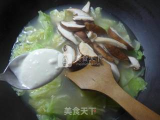 Soup Bao Shiitake Mushroom Cabbage Gnocchi recipe