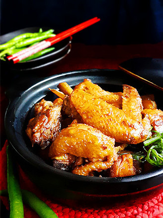 Braised Chicken Nuggets with Rice Wine