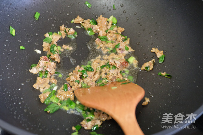 Fried Rice with Pork and Pickled Vegetables recipe