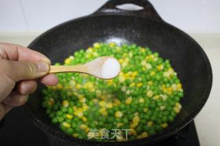 Fried Pea Corn Kernels recipe