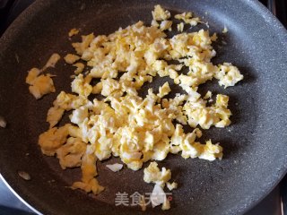 Fried Mustard and Egg with Beans recipe