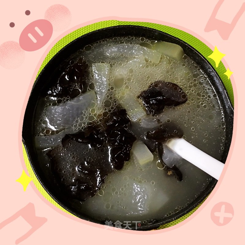 Winter Melon Fungus Soup recipe