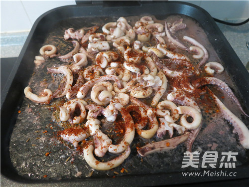 Squid Teppanyaki recipe