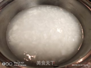 Mushroom and Radish Porridge with Minced Meat recipe