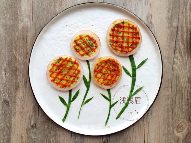#trust of Beauty#onion Ring Omelet recipe