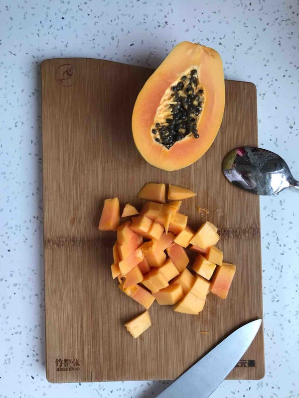 Nourishing Peach Gum Papaya recipe