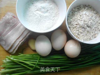 #trust之美#oatmeal and Chive Omelette recipe