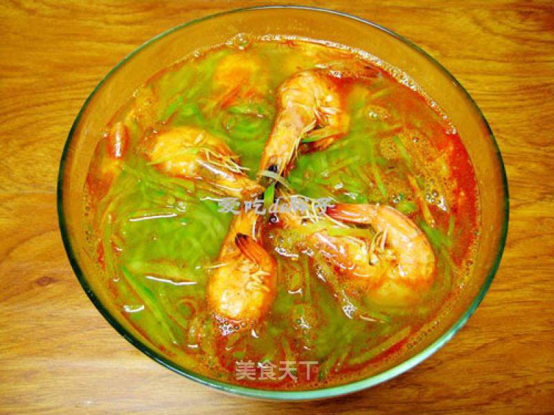 Shrimp Boiled Shredded Radish recipe