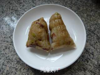 Edamame Spicy Sausage Glutinous Rice Dumpling recipe