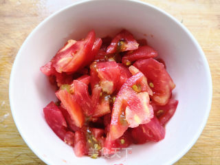 Marinated Noodles with Tomatoes recipe