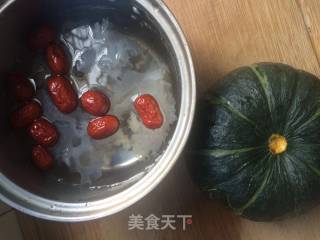 White Fungus and Red Dates Pumpkin Cup recipe