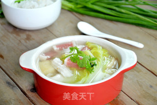 Cabbage Tofu Meatball Soup recipe