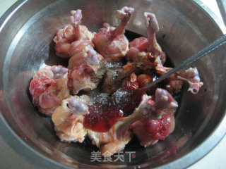 Air Fryer Roasted Barbecued Barbecued Chicken Wing Roots recipe