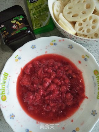 Sweet and Sour Lotus Root Slices recipe