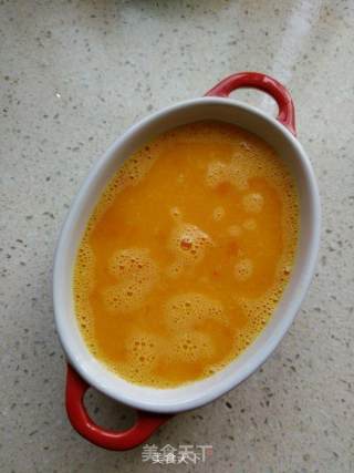 Steamed Egg with Minced Meat recipe