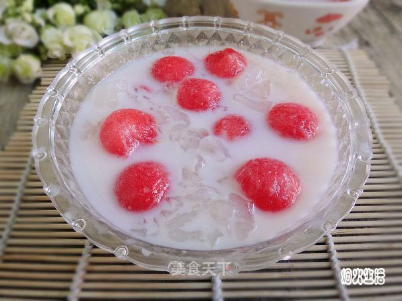 Watermelon Coconut Hashima recipe