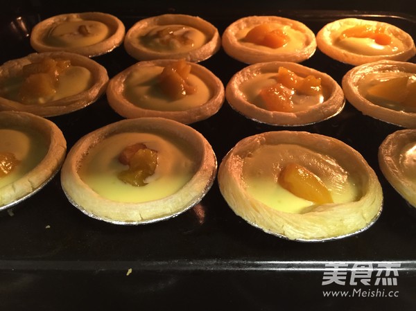 Yellow Peach Egg Tart recipe