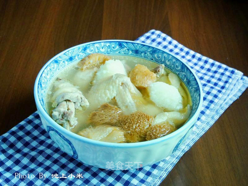 Monkey Mushroom Chicken Soup recipe