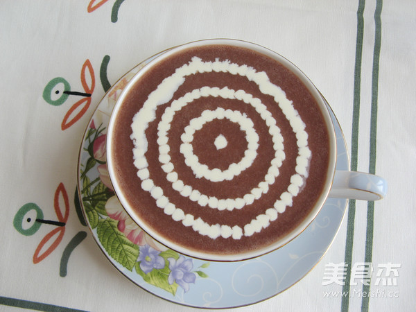 Cream Latte Red Bean Rose Soup recipe