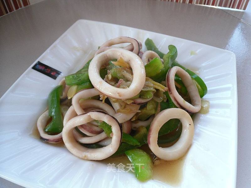 Green Pepper Squid Rings recipe