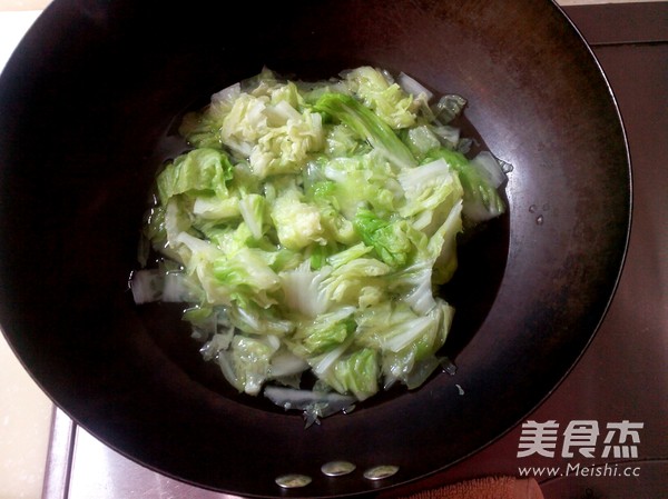 Stir-fried Shrimp with Cabbage recipe