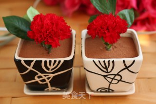 Flower Pot Mousse Cake recipe