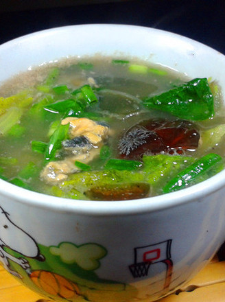 Lettuce Preserved Egg Soup recipe