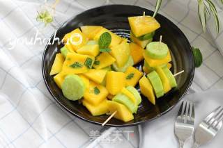 Green Mango Cucumber Platter recipe