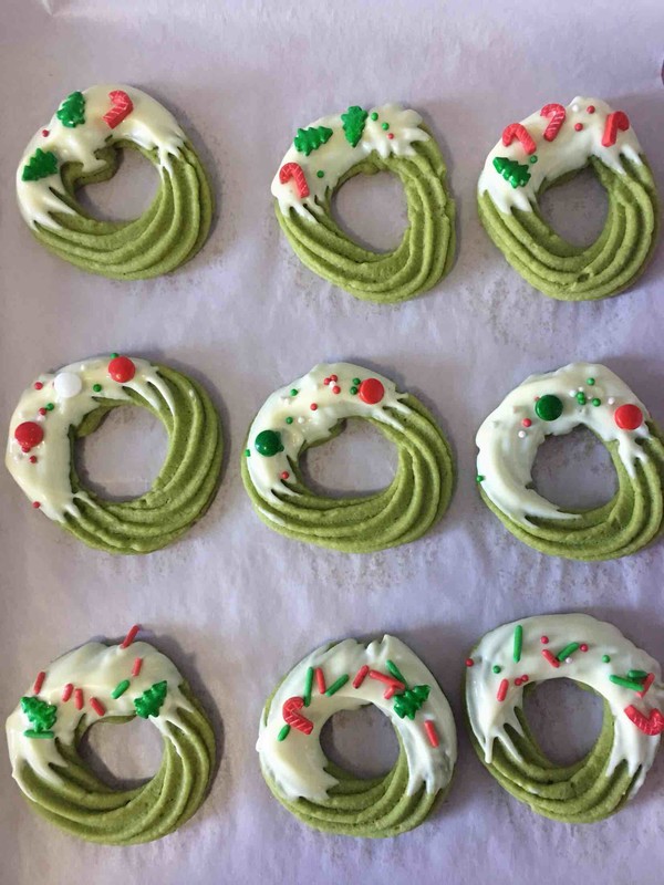 Christmas Wreath Cookie recipe